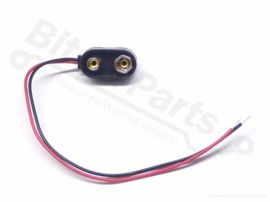 Batterijconnector 9V blok batterij